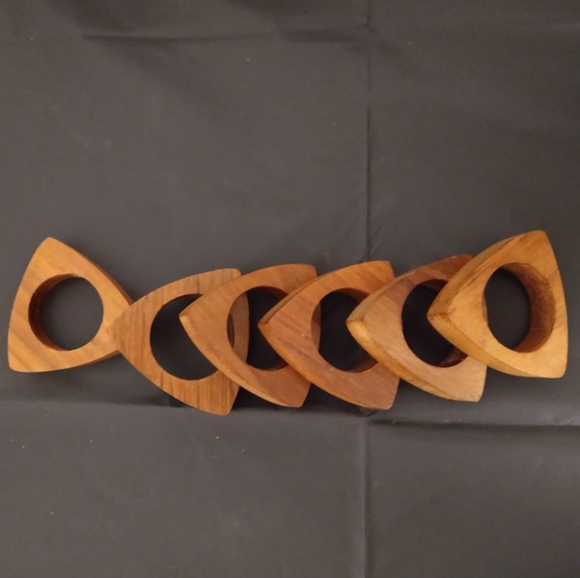 Vintage Mid-Century/Boho Wooden Napkin Holders - Picture 4 of 4